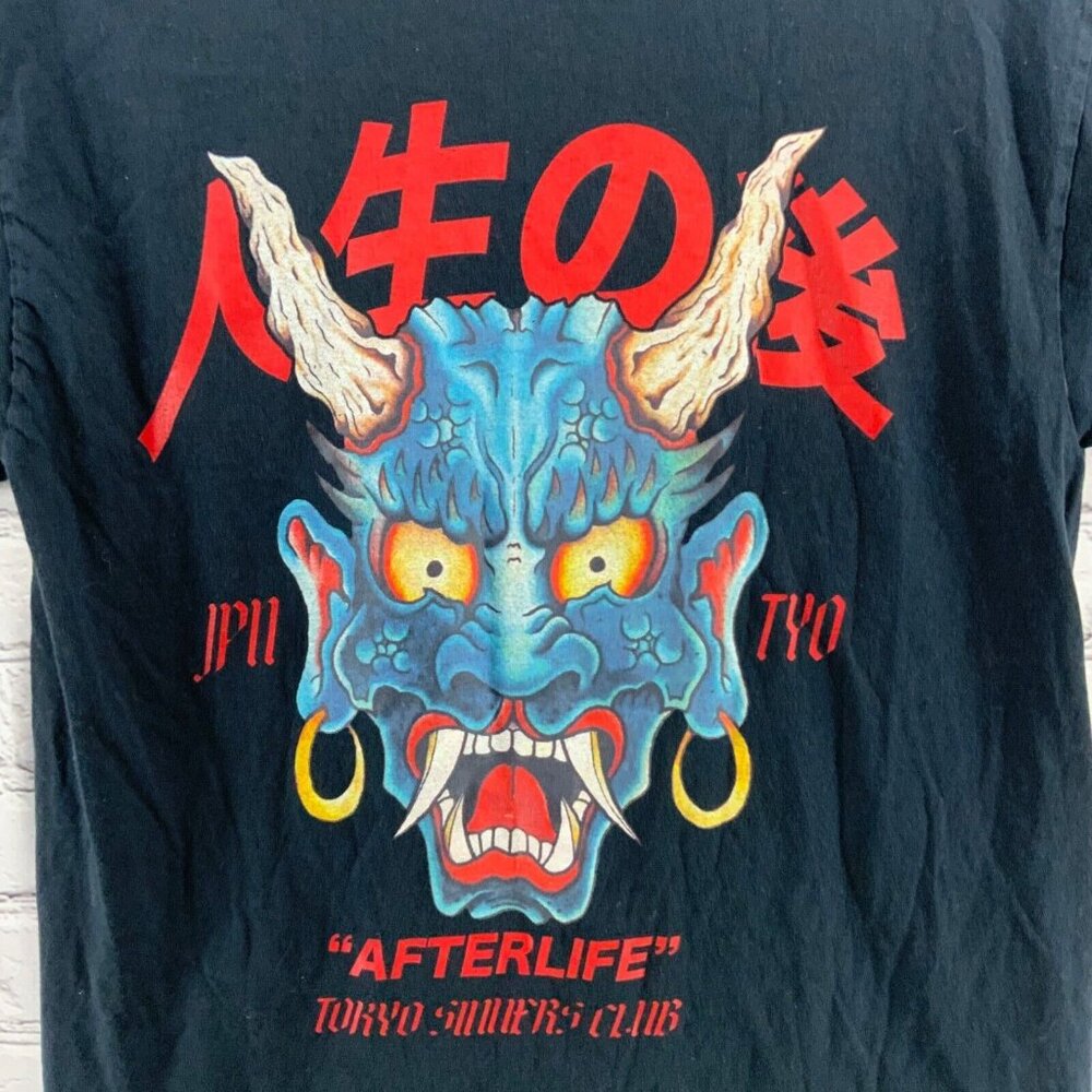 AFTERLIFE Tokyo Sinners Club T-Shirt RSQ Collective Graphic‎ Tee Mens M T-Shirt